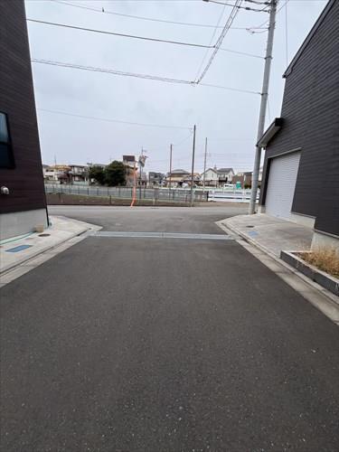 西側(cè)前面道路（２）撮影２０２４／３