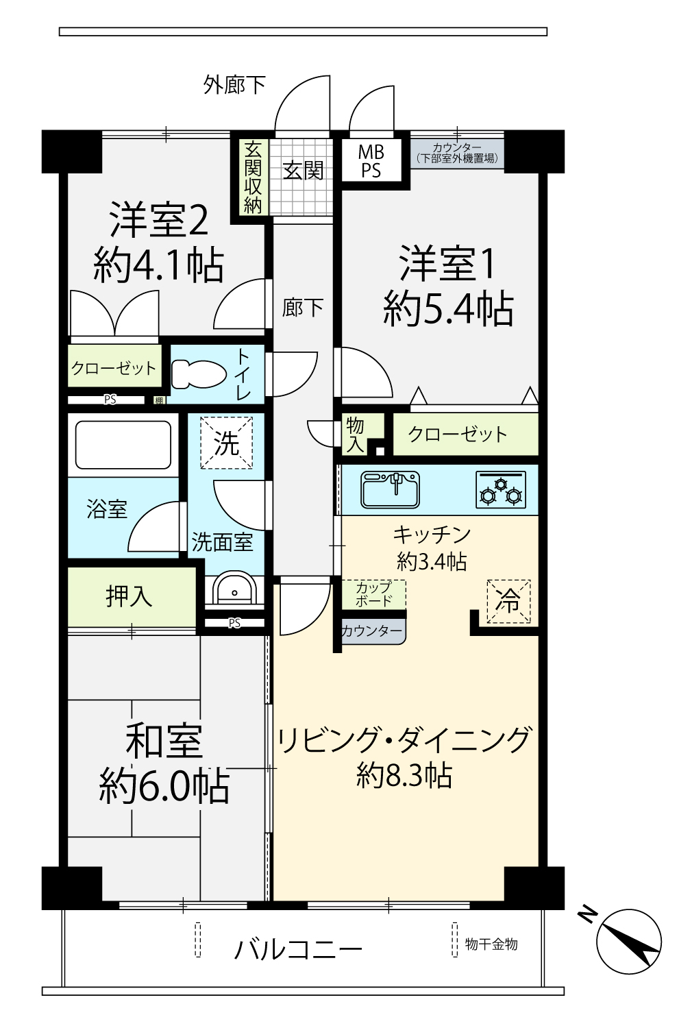 掲載の間取り図は設計図書を基に描き起こしたもので実際とは多少異なる場合があります?！?