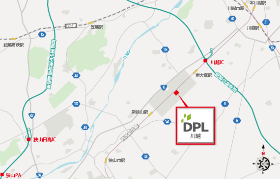 DPL川越地図