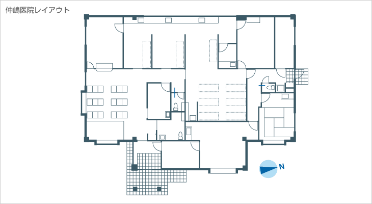 仲嶋醫(yī)院レイアウト