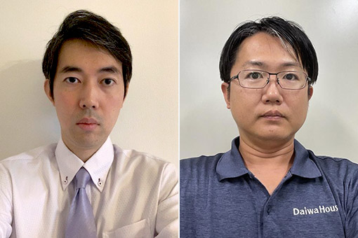 源　賢吉（左）柴川　圭輔(右）