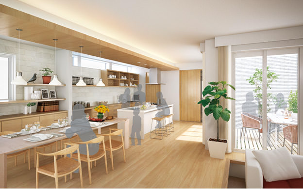 アイランド型/センターキッチン