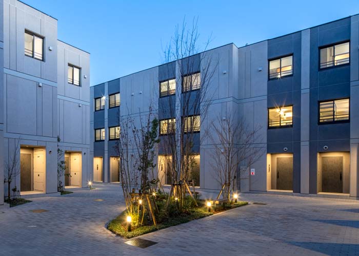 中庭（2025年2月撮影）