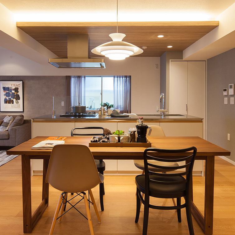 |INITIA LINE| イニシア獨自の空間設計と、暮らす家族の目線で住まいを仕立てるリノベーションマンション。