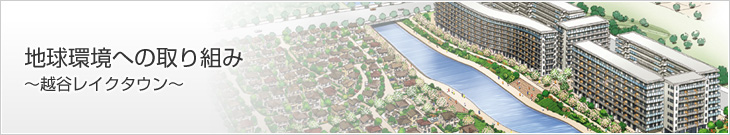 地球環境への取り組み ～越谷レイクタウン～