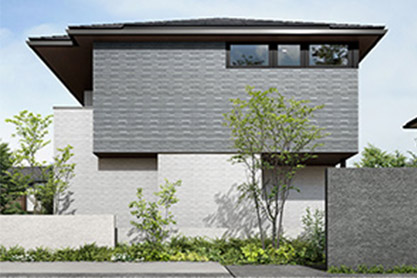 一戸建ての外観