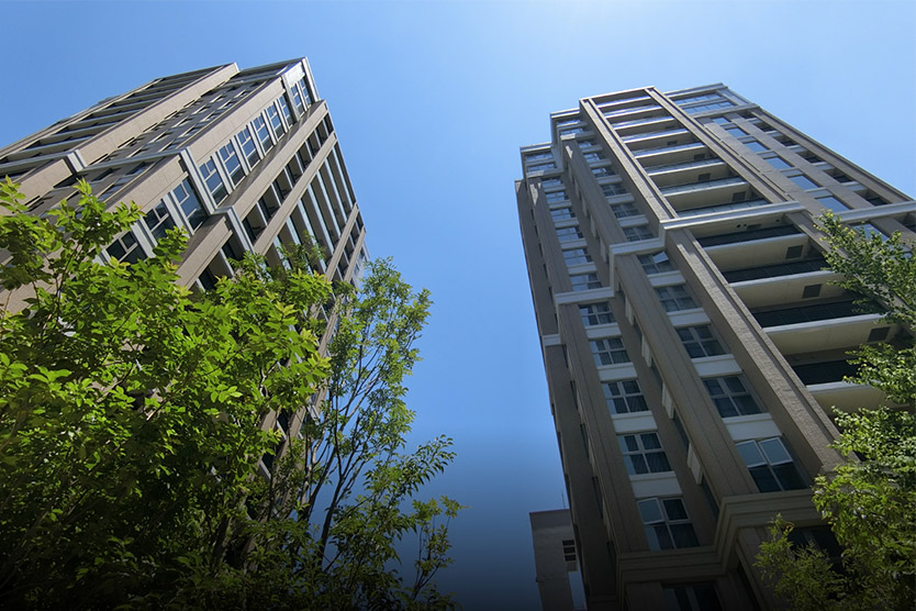 分譲マンションの外観