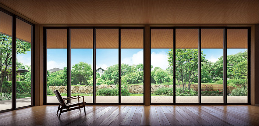 大開口のリビング